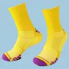 Calcetines de running para hombre, de talla grande, con absorción del sudor, antideslizantes, acolchados, bajos de toalla, deportivos, prácticos y profesionales para baloncesto.
