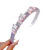Diademas de Dibujos Animados de Colores Gelatina para Niñas, Accesorios para el Cabello que No Aprietan para Niñas con Cabello Quebradizo, Nuevos Pasadores para el Cabello 2025
