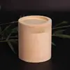 Tubo de bambu com tampa Tubo de bambu para cozinhar arroz Tubo de bambu para cozinhar arroz Tubo de bambu para chá com leite sorvete Copo de água de bambu fresco