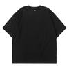 Camiseta Casual Básica de Manga Corta para Hombre, Color Sólido, Cuello Redondo, Peso Pesado, Ajuste Holgado, Algodón Puro, Camiseta Base Simple