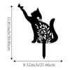 Señal metálica de suelo Amazon transfronteriza, artesanía calada, decoración de escenas, decoración de jardines europeos y americanos