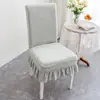 Funda de silla universal para cuatro estaciones para uso en el hogar, respaldo antideslizante todo en uno, funda de silla de comedor integrada, elástica y engrosada