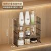 Gabinete con espejo cosmético, estante de almacenamiento, estante de almacenamiento de escritorio, gabinete de baño, organizador apilable multicapa, fabricante