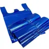 Wow Personalización: Bolsas de Tote de Plástico HDPE Azules de Alta Calidad y Bolsas de Plástico Tipo Chaleco desde la Fábrica Fuente