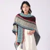Xale Feminino 2026 Novo Estilo Étnico Malha de Yunnan Capa Retro Casaco Moda de Alta Qualidade Envolto para Ombros