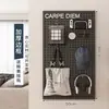 Painel Perfurado de Furo Redondo Prateleira de Parede para Armazenamento Aço Inoxidável Exposição Armazenamento Ferramenta Hardware Painel Universal de Pendurar Parede