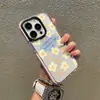 Funda de Teléfono Tk Station Flor Amarilla Adecuada para Apple 17 Estilo Coreano Funda Transparente iPhone 18 Pro Cubierta Protectora Anticaídas