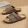 Suministro de Fábrica Verano Nuevas Chanclas de Corcho Hombres Parejas Mujeres Sandalias Zapatos de Playa para Estudiantes En Stock Venta al por Mayor