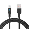 Cable de Datos con 5 Núcleos, Cable de Silicona Totalmente Compatible, Adecuado para iPhone, Huawei, Samsung, Apple Carga Rápida Cable de Carga PD