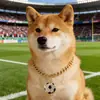 Collares Transfronterizos para Mascotas, Collares para Cachorros, Collares Dorados para Gatos con Temática de la Copa del Mundo, Accesorios de Año Nuevo para Mascotas, Venta al por Mayor