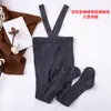 En stock Pantimedias de Algodón para Primavera y Otoño de Cintura Alta que Protegen el Ombligo Leggings para Bebé de Trasero Grande