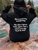 Sudadera con Capucha para Mujer, Estampado de Letras Lisas, Bolsillo Canguro, Cordón, para Sitio Web de Comercio Exterior Independiente