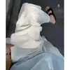 Pantalones Casuales Blancos de Pierna Ancha para Mujer, Nuevos Pantalones Estilo Globo Holgados Adelgazantes de Cintura Alta para Figuras Petite, Verano 2026