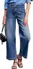 Fábrica de Vestuário Jeans Xintang de Guangzhou Jeans de Algodão Russo Elástico de Perna Reta Solto para Roupas Jeans Transfronteiriças Personalização