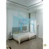 Cama Grande de Retazos con Mosquitero Tradicional para Uso Doméstico, Adecuada para Camas de 2.5 m, Camas de 3 m y Cunas de 3.9 m