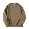 Modelo nuevo de otoño transfronterizo, sudadera de algodón chino de 320G con cuello redondo, estilo básico, corte holgado, color liso, jersey de manga larga unisex, en stock