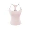 Camiseta sin mangas de verano 2026 para mujer, corte ajustado, con copas en el pecho y tirantes finos, adecuada para usar como prenda exterior o como capa base