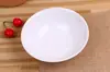 Vajilla de melamina imitación porcelana tazón de mostrador blanco de fondo puntiagudo tazón de desayuno comercial tazón de avena tazón para sopa de fideos wonton