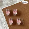 Protetor de Cabo de Dados para Celular Tipo-C, Anti-Danos, Imagem de Maçã Rosa Bonita 2D