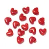 Cuentas de Corazón de Piedra de Imitación Acrílica Corazón Melocotón Agujero Vertical Cuentas Sueltas Material para Bisutería Hecha a Mano DIY Accesorios para Joyería Venta al por Mayor