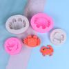 Molde de açúcar de silicone de caranguejo tartaruga molde de decoração de bolo ferramentas de panificação diy molde em estoque atacado
