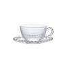 Taza de Café Universal de Vidrio con Cuentas Simples Estilo Ins Taza de Vidrio para el Hogar Taza de Té
