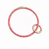 Pulsera Creativa Ins Pegamento Suave Color Transparente Diamante Llavero Anillo de Pegamento Suave Ecológico Llavero Colgante Regalo para Pareja
