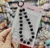 Pulsera Lanyard para Teléfono Cadena de Muñeca Llavero Colgante para Bolso Perla de Colores Dopamina Tacto Mate Antiperdida