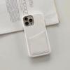 Adequado para iPhone 17 Capa para iPhone 17Pro da Apple, Carteira com Porta-Cartões com Padrão Lichia, Capa Simples de Meia-Cobertura para Celular, Anti-Queda