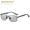 Nuevas Gafas de Sol Polarizadas para Hombre con Montura Pequeña de Metal, Gafas de Sol para Conducir con Visión Nocturna, Gafas de Sol para Conductor que Cambian de Color al por Mayor A743