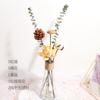 Ramo de flores secas de Yunnan con hojas de eucalipto inmortales, estilo nórdico, adornos decorativos para el hogar y la sala de estar, accesorios de tiro DIY.
