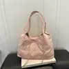 Bolsa Tote Casual da Moda com Estampa de Estrelas Frescas 2026 Verão Nova Bordada com Letra Elegante Tendência de Ombro Único