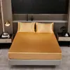 Exportação transfronteiriça para os Estados Unidos Capa de edredom de seda imitada QUEEN três peças Amazon capa de edredom roupa de cama de seda comércio exterior geração
