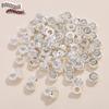 Roda Espaçadora Placa de Cobre Ouro Real Lâmina Plana Contas Espaçadoras para Pulseira DIY Lote Flor Contas Acessórios de Pulseira