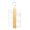 Colgador de corbatas transfronterizo, eslinga, ropa interior, madera, estante de almacenamiento multifuncional, gancho para cinturón/bufanda, percha de madera maciza para ropa, venta al por mayor