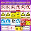 Fabricante Personalizado Refletivo Cuidado com Fogo Sinal de Aviso de Segurança Pvc Alumínio Cuidado com Choque Elétrico Sinal de Segurança Atacado