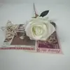 Rosa Perla Comercio Transfronterizo Flor Artificial Rosa de un Solo Tallo Decoración del Hogar Flor Falsa Flor de Seda Ramo de Mano