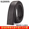 Cinturón de Cuero Extendido para Hombre Sin Hebilla, Hebilla Automática de Pin, Correa de Cinturón Hecha de Cuero Genuino de Capa Superior Sin Hebilla