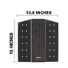 Novo Tapete de Pé para Stand Up Paddle Prancha de Surf Eva Antiderrapante Padrão Diamante Tapete Antiderrapante Kit com 8 Peças Acessórios para Prancha de Surf Aquático