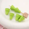 Cono de Verano Helado con Recubrimiento de Dopamina Cuentas Multicolor Materiales para Manualidades DIY Accesorios de Colgante