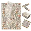 Papel de Cópia Wx307 Flores Silvestres Retrô 17g Papel de Embrulho à Prova de Umidade para Doces de Presente Decoração de Flores Papel Pérola