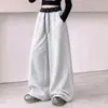 Nuevo Estilo Otoño 2026 Niñas Talla Mediana y Grande Pantalones Deportivos de Lunares para Niñas Pantalones de Chándal Anchos y Sueltos de Lunares