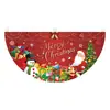 Bandeira de meia-lua de Natal da Amazon, nova, transfronteiriça, bandeira em leque para festas, bandeira decorativa para reuniões, decoração de cena e criação de uma atmosfera festiva