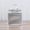 Bolsa Isotérmica Prata com Velcro Isolamento Folha de Alumínio Frutos do Mar para Viagem Bolsa Isolante Térmica Atacado