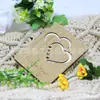 Tarjeta de Año Nuevo con corazón hueco láser al por mayor transfronterizo tarjeta de felicitación de boda DIY tarjeta de felicitación de San Valentín