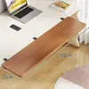 Tablero de extensión de escritorio, escritorio de computadora de oficina, bandeja para teclado, plegable, estante de almacenamiento sin taladro, mesa de extensión de brazo