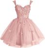 Vestido de Festa Formal com Alça Novo Design Floral Amazon Jantar de Noivado Vestido de Festa Formal para Mulheres