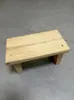 Reposapiés de madera maciza, taburete bajo pequeño, banco pequeño para sala de estar, soporte para plantas, banco elevador, para lavandería y cambio de zapatos