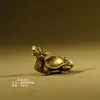 Serie de tortugas de bronce transfronterizas porta incienso tortuga dorada porta incienso tortuga dragón adornos artesanales una generación de pelo