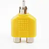 Enchufe de conversión de audio y video RCA revolución doble loto madre adaptador de audio RCA uno a dos color opcional